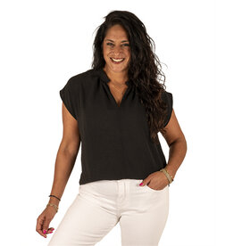 Perla Nera Zwart shirt van Perla Nera
