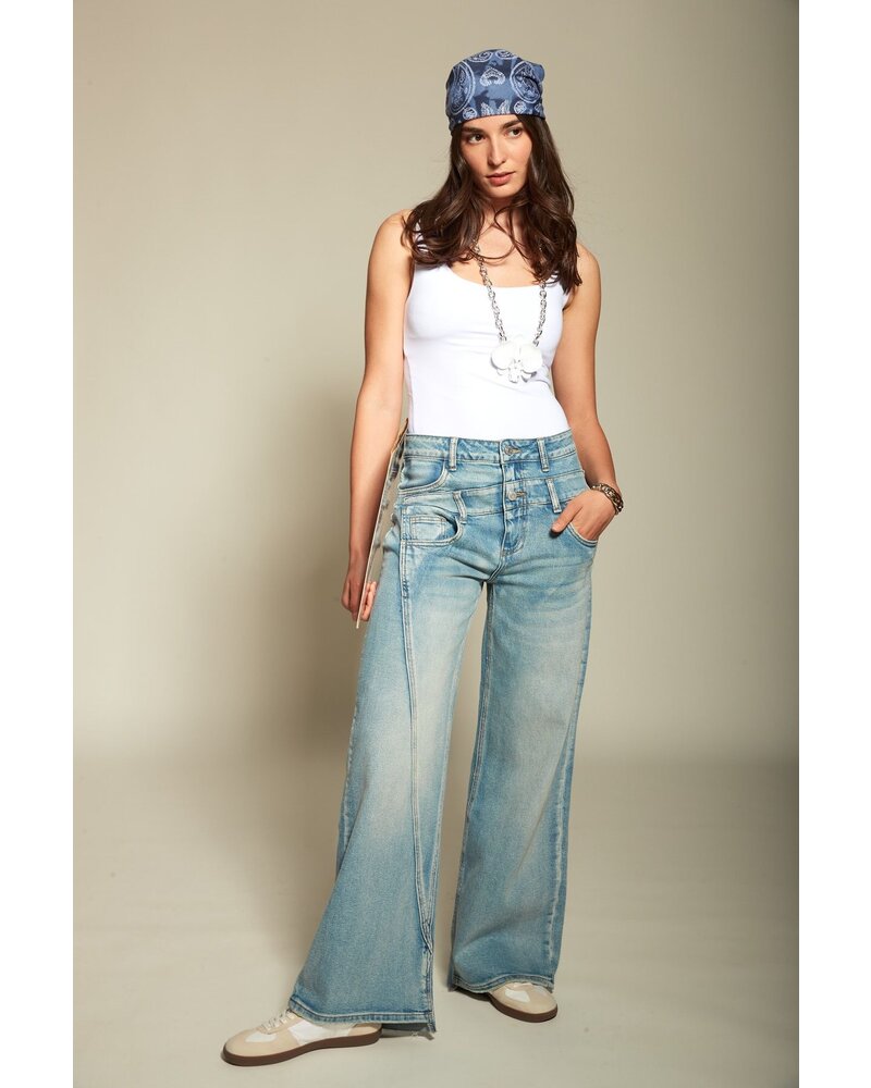 Light blue double effect jeans van Toxik