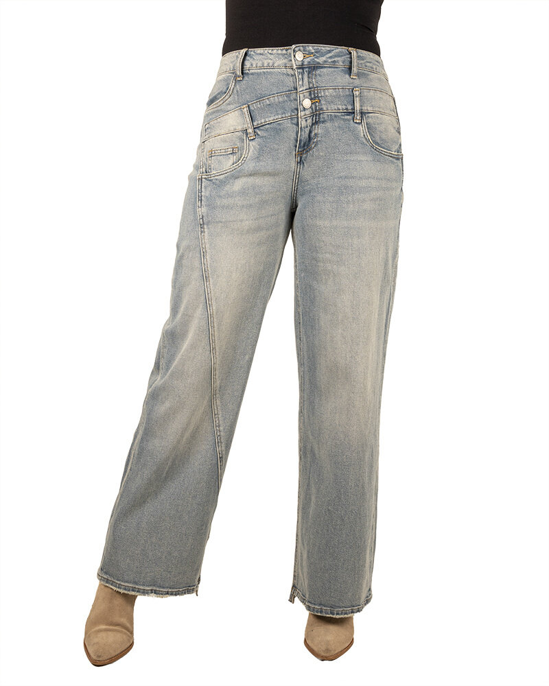 Light blue double effect jeans van Toxik