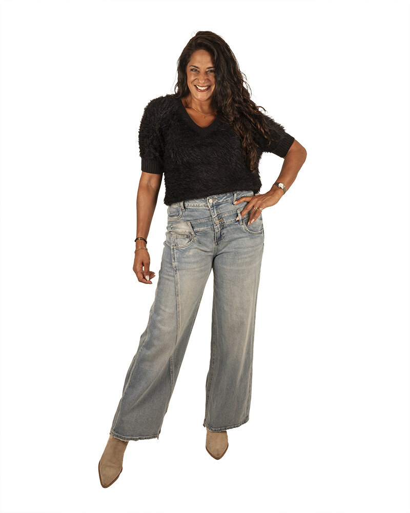 Light blue double effect jeans van Toxik