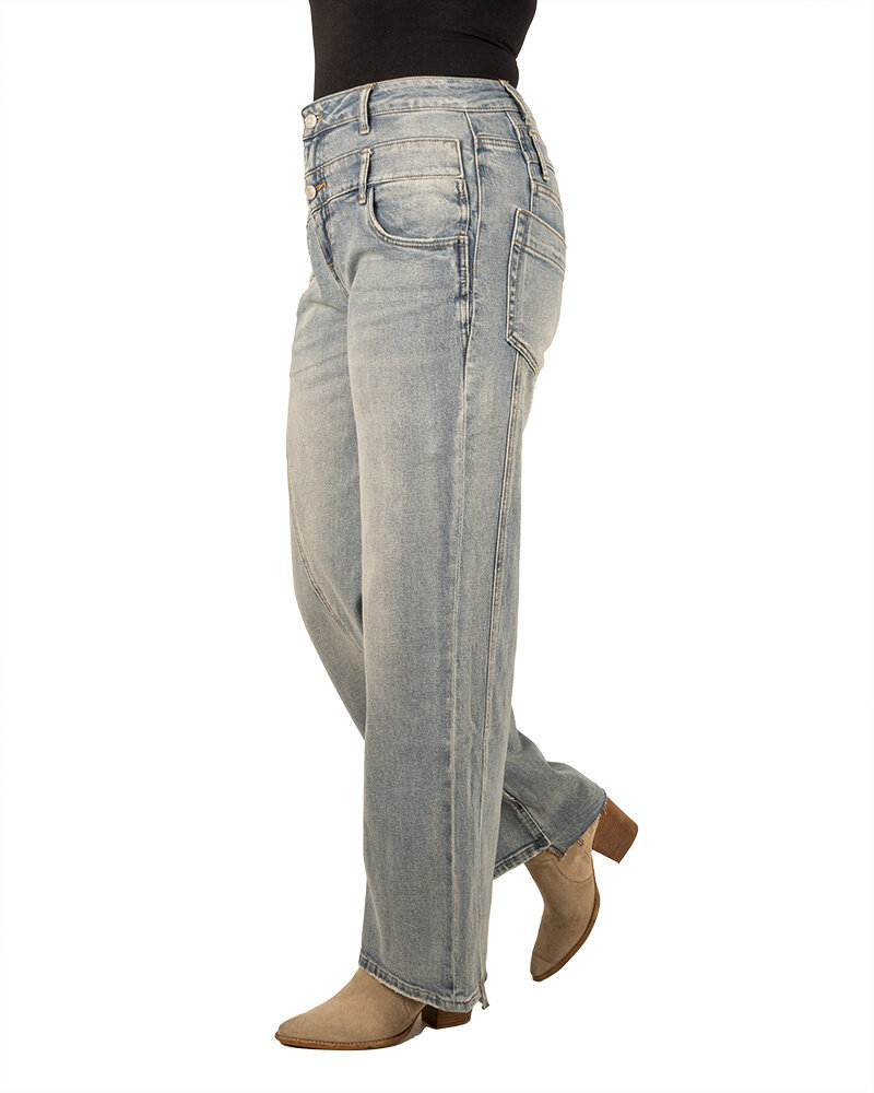 Light blue double effect jeans van Toxik