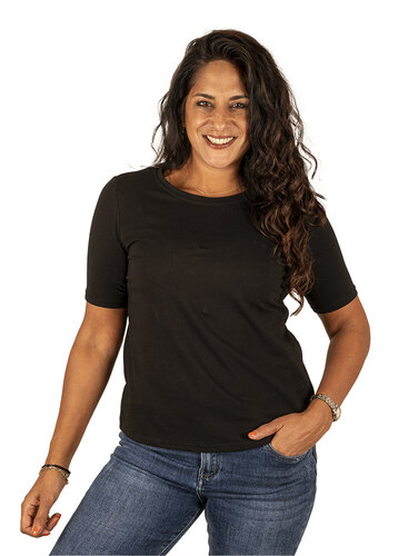 Gemma Ricceri Zwart basis shirt