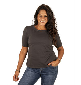 Gemma Ricceri Donkergrijs basis shirt