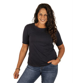 Gemma Ricceri Donkerblauw basis shirt