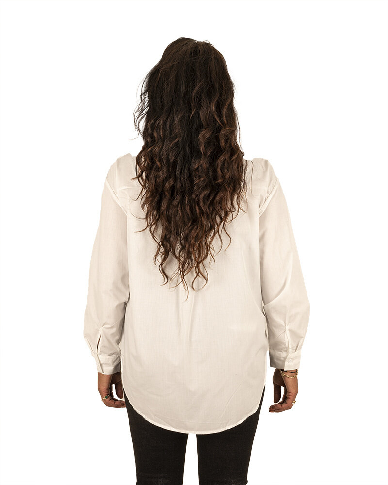 Witte blouse strass van Jasmine