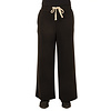 Zwarte jogpantalon met wijde pijp van Mooij
