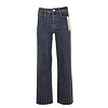 Blue wide leg jeans strass van Folyrose