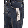 Blue wide leg jeans strass van Folyrose