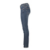 Dark blue high waist slim jeans van Norfy