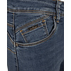 Dark blue high waist slim jeans van Norfy