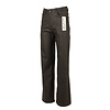 Zwarte wax wide leg jeans van Hello Miss