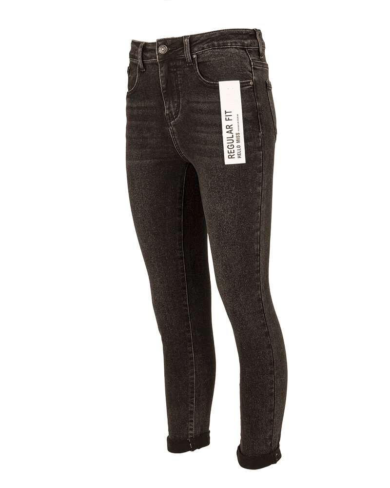 Zwarte reular fit jeans van Hello Miss