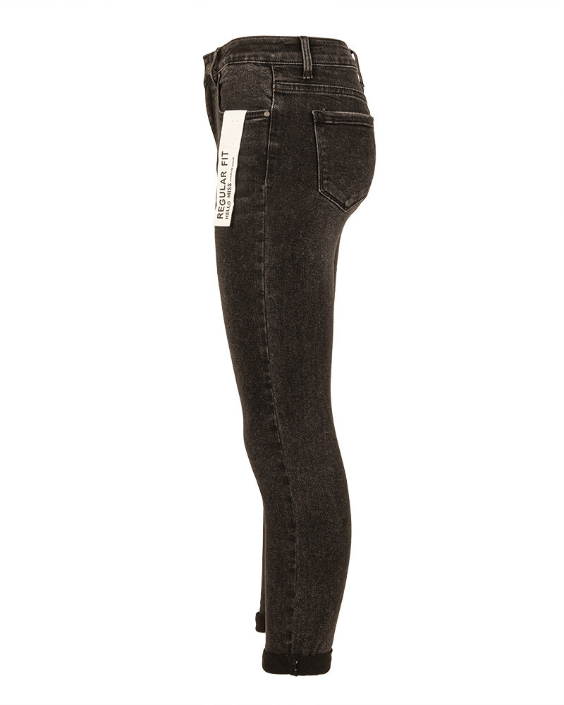 Zwarte reular fit jeans van Hello Miss