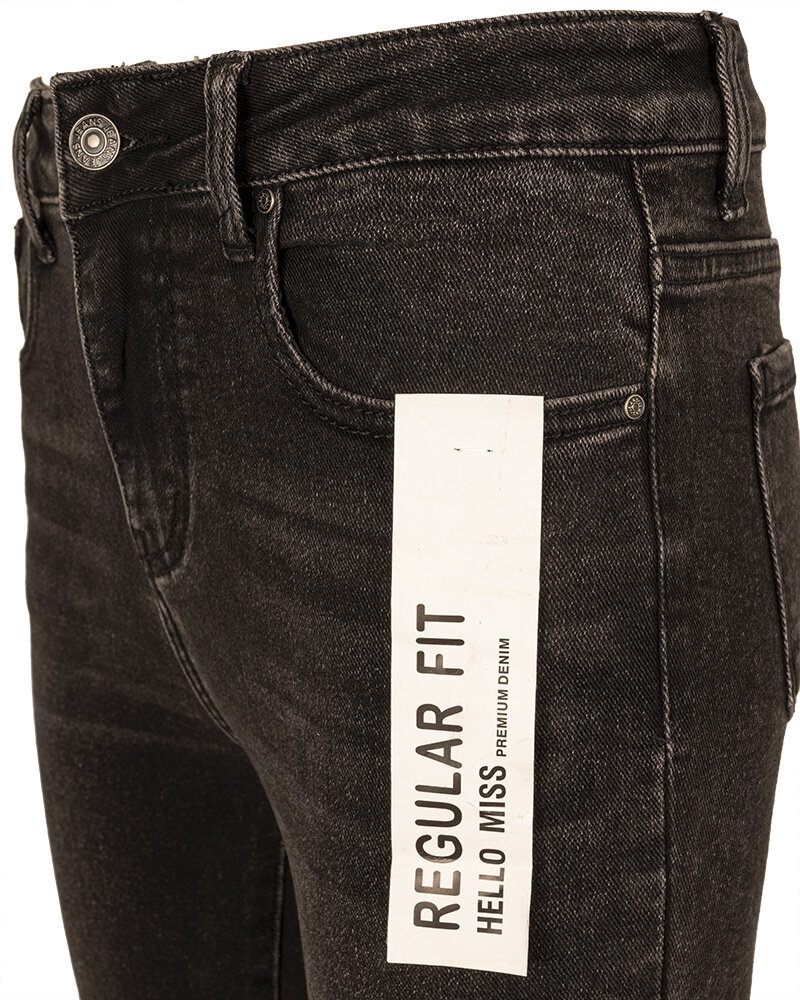 Zwarte reular fit jeans van Hello Miss