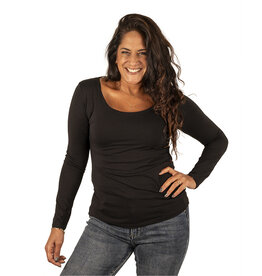 Gemma Ricceri Zwart shirt dubbel van Gemma Ricceri