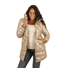 Gouden parka jas van Bilin