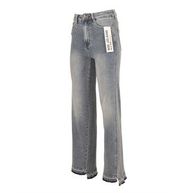 Hello Miss Light blue wide leg jeans van Hello Miss