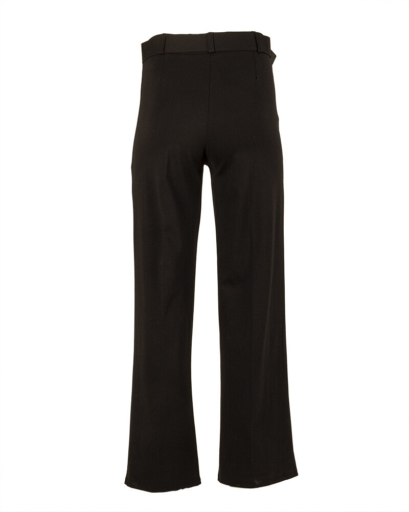 Zwarte pantalon met wijde pijp van Frankel H