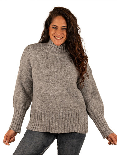 Grijze trui glitter van Ciao Milano