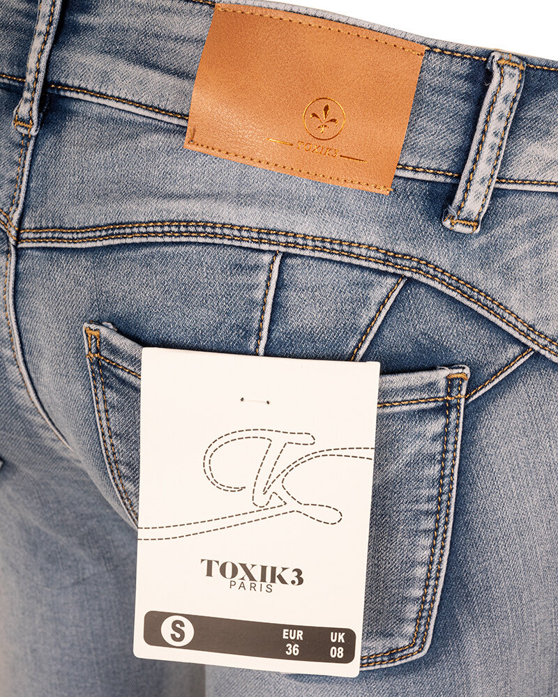 Light blue push-up skinny jeans  van Toxik