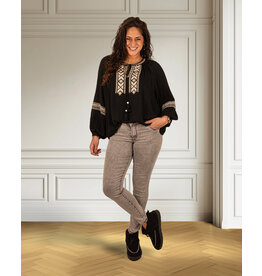 Toxik Lichtgrijze push-up skinny jeans  van Toxik