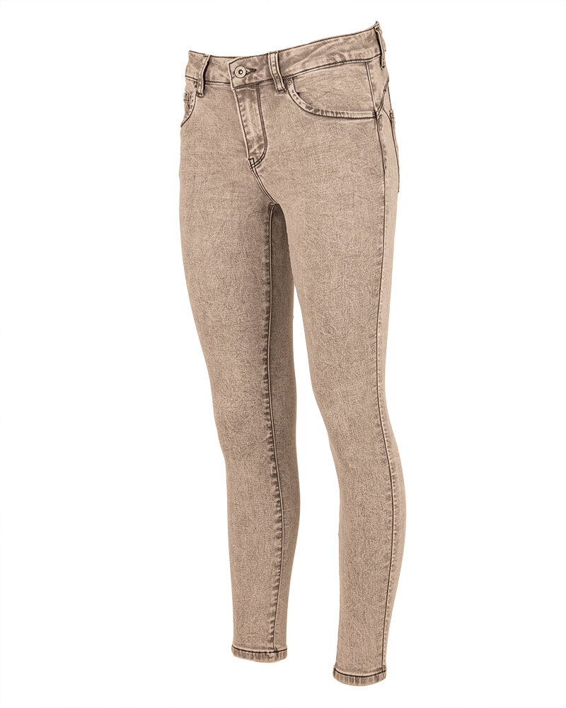Lichtgrijze push-up skinny jeans  van Toxik