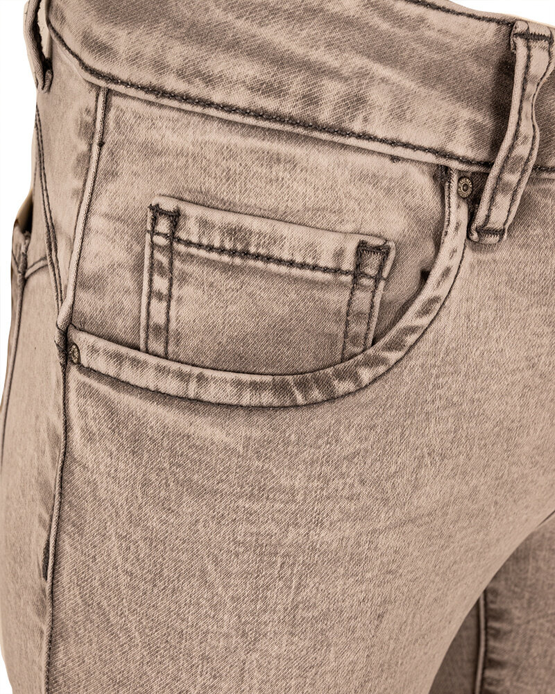 Lichtgrijze push-up skinny jeans  van Toxik