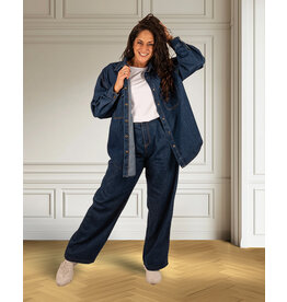 Jeans blouse met broek van Purple Queen