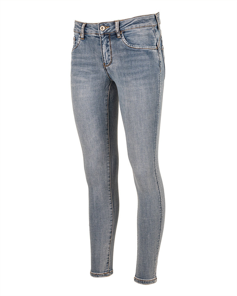 Mid blue push-up skinny jeans  van Toxik