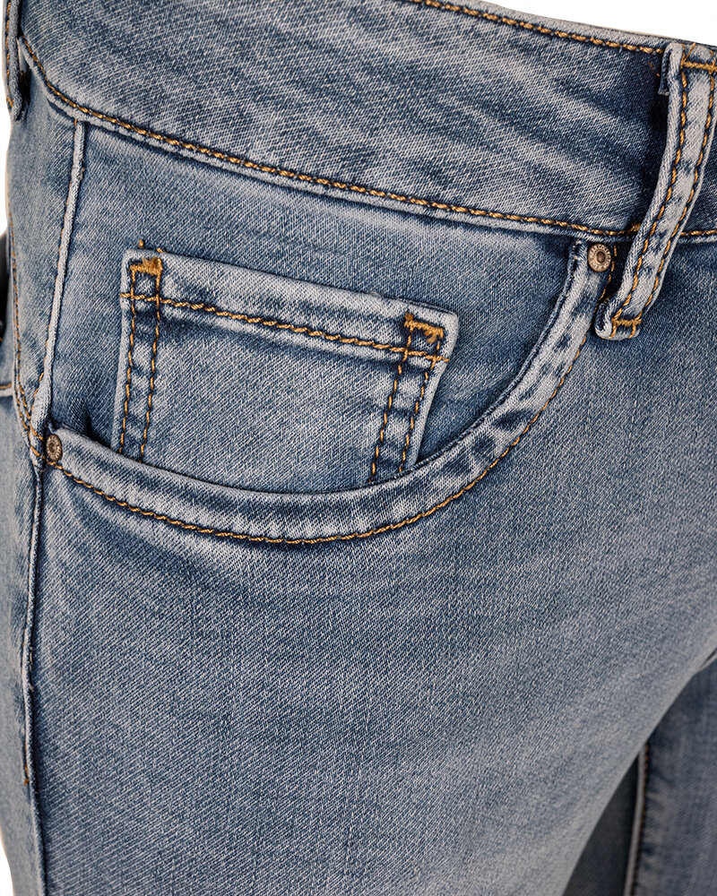 Mid blue push-up skinny jeans  van Toxik