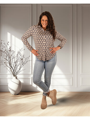 Light blue high waist push-up jeans van Norfy