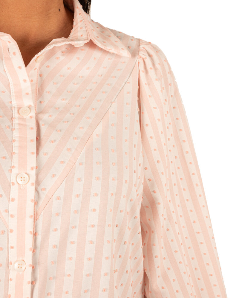Roze/wit gestreepte blouse van Kilky
