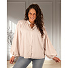 Beige/wit gestreepte blouse van New Collection