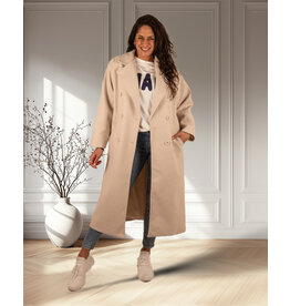 El-Vita Beige lange jas