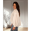Witte blouse met kant van Wiya