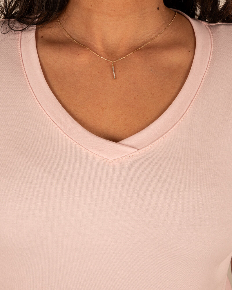 Roze basis shirt V-hals van Gemma Ricceri