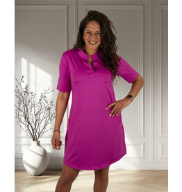 New Collection Magenta travelstof jurkje