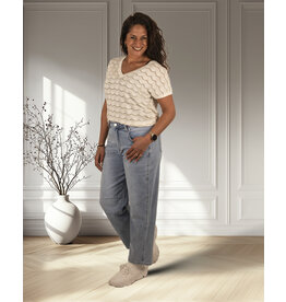 Hello Miss Light blue balloon jeans van Hello Miss