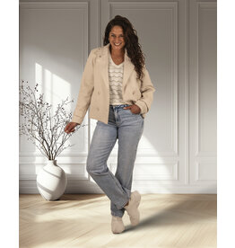Toxik Light blue high waist straight jeans van Toxik