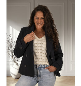 El-Vita Donkerblauwe jas