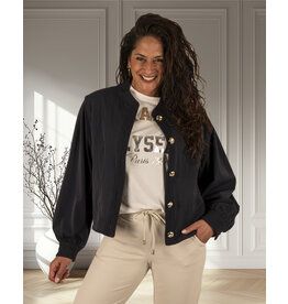 Mi  Piace Donkerblauw bomberjack van Mi Piace