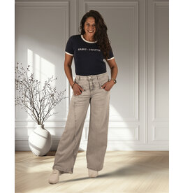 Toxik Light grey double effect jeans van Toxik