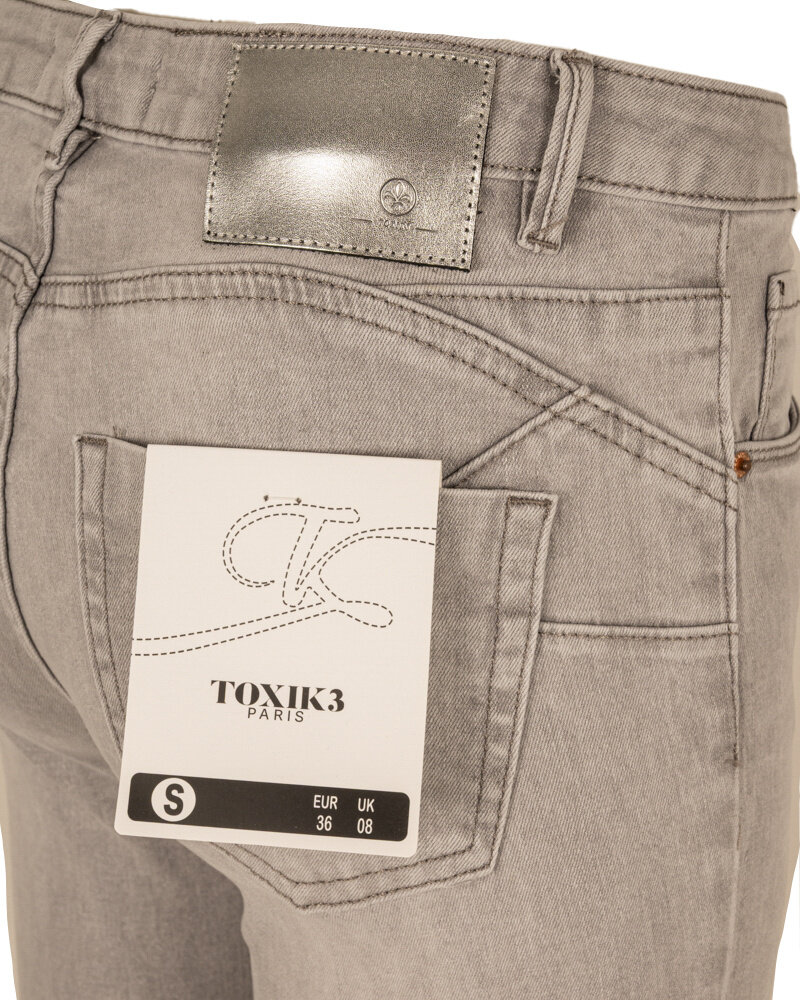 Lichtgrijze push-up jeans  van Toxik