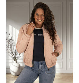 Gemma Ricceri Roze bomberjack strass