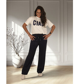 New Collection Donkerblauwe jogpantalon