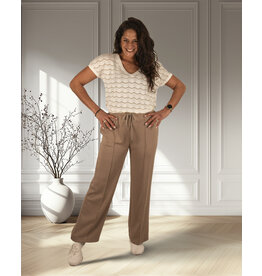 New Collection Camel jogpantalon