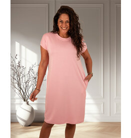 Roze jogging jurk van Mooij