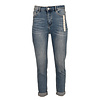 Blue high waist mom jeans van Redberry