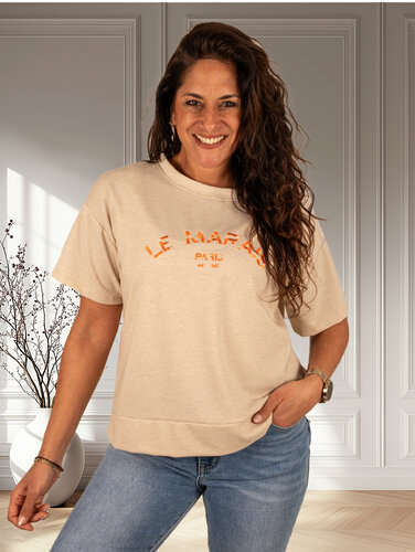 Beige shirt "Le Marais"