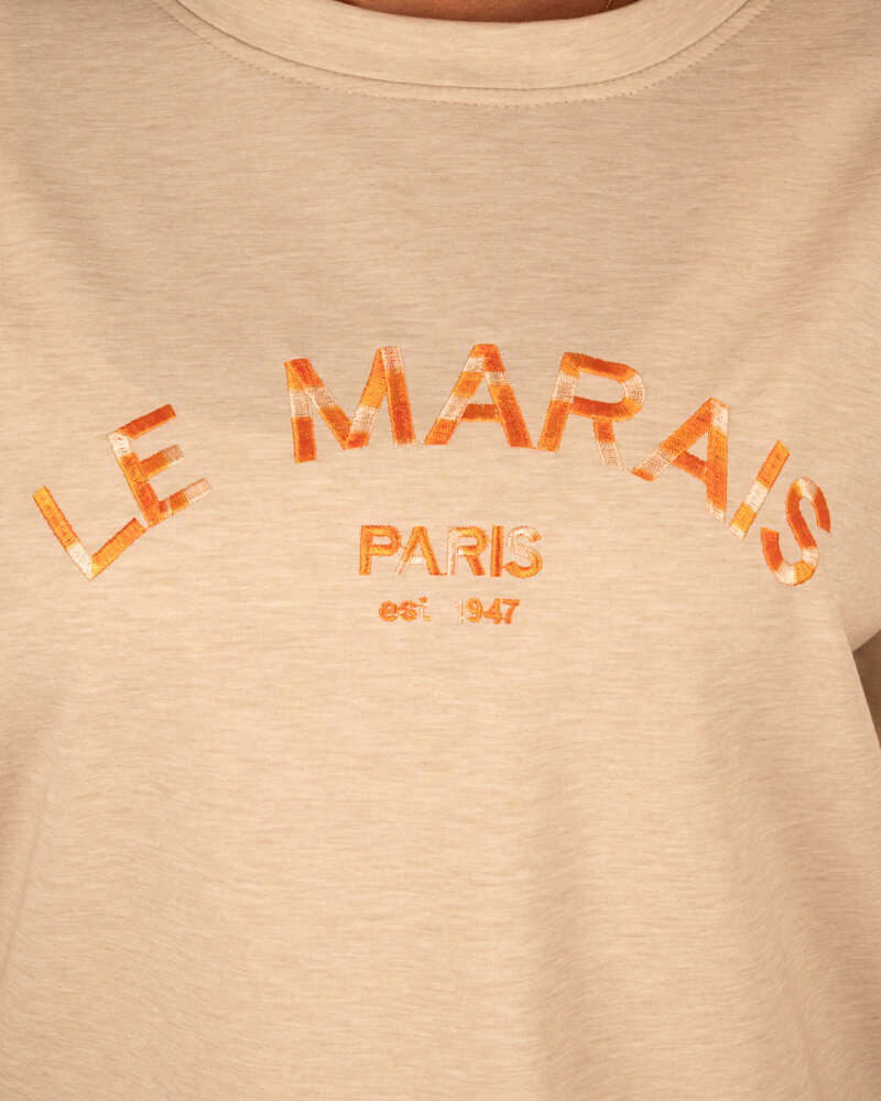 Beige shirt "Le Marais" van Mooij